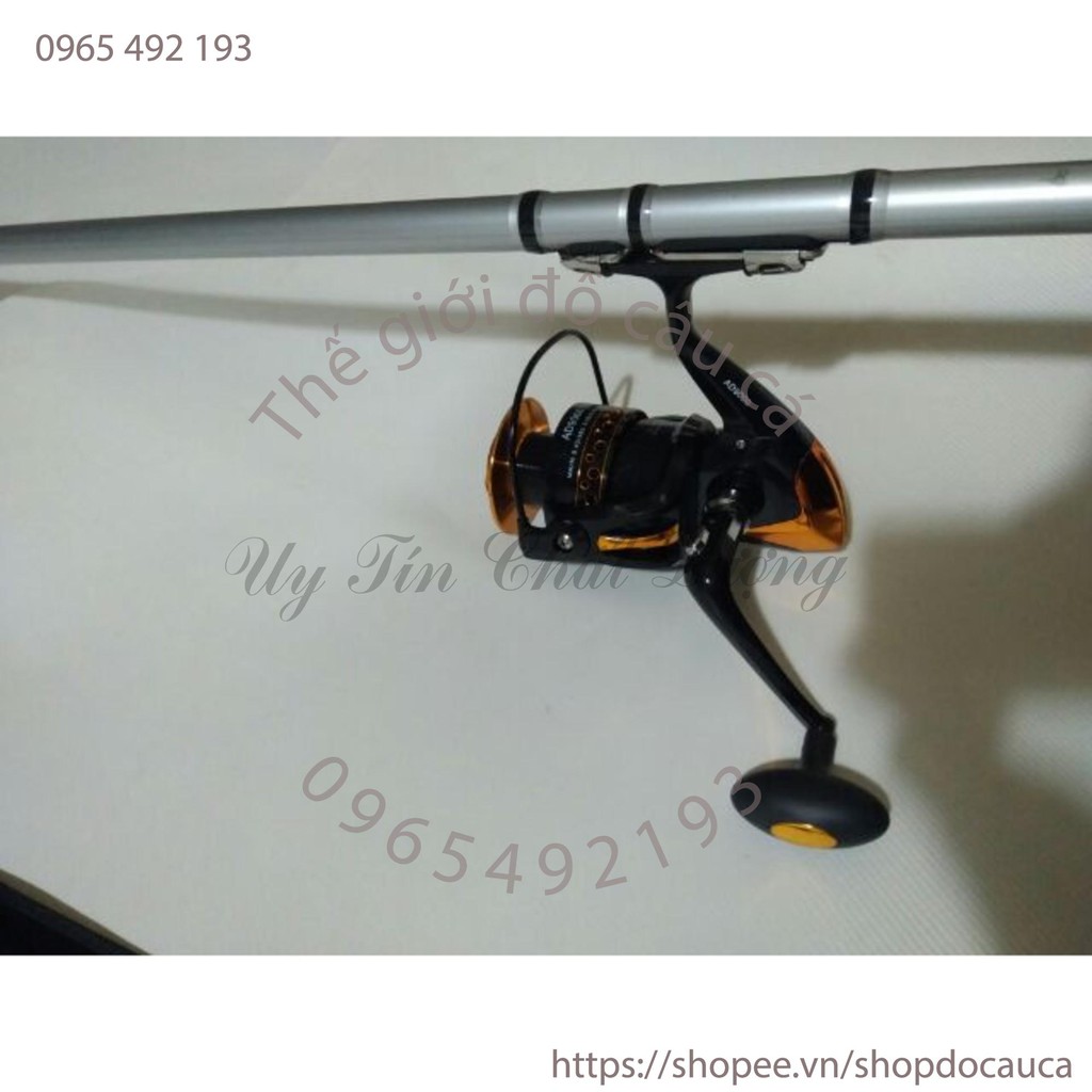 [Nhập mã MASO100K - giảm 10% - đơn trên 400K] Bộ cần câu lục SH Discovery BX-T Máy AD9000 tặng phụ kiện ( rẻ vô địch )