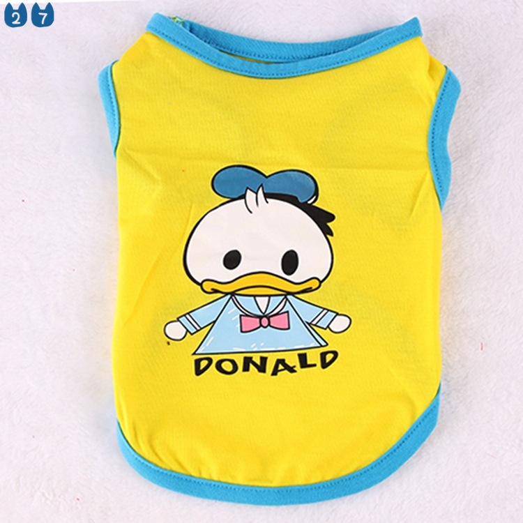 Áo Thun Cotton In Họa Tiết Dễ Thương Thời Trang Mùa Hè Cho Cún Cưng 27