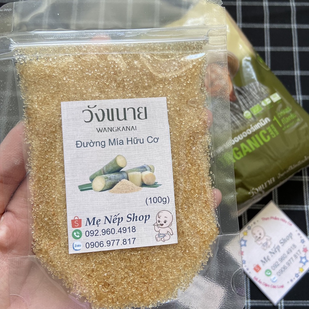 Đường mía hữu cơ Thái Lan túi nhỏ