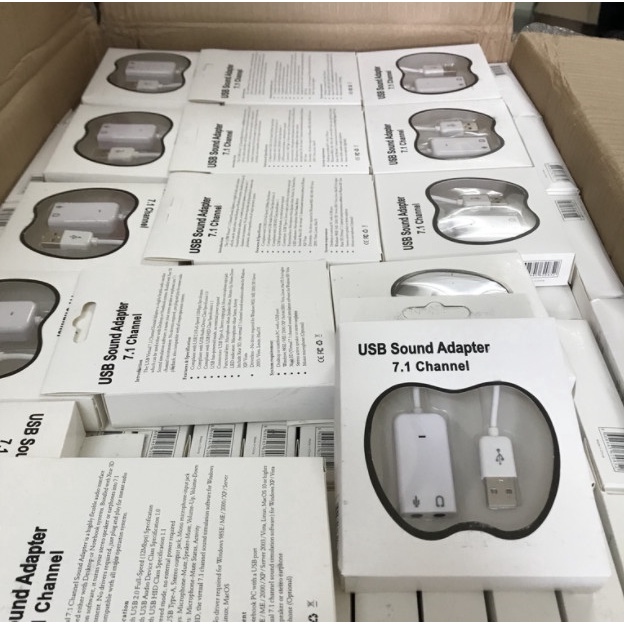 Usb Sound dây 7.1 Dùng cho Laptop Máy bàn
