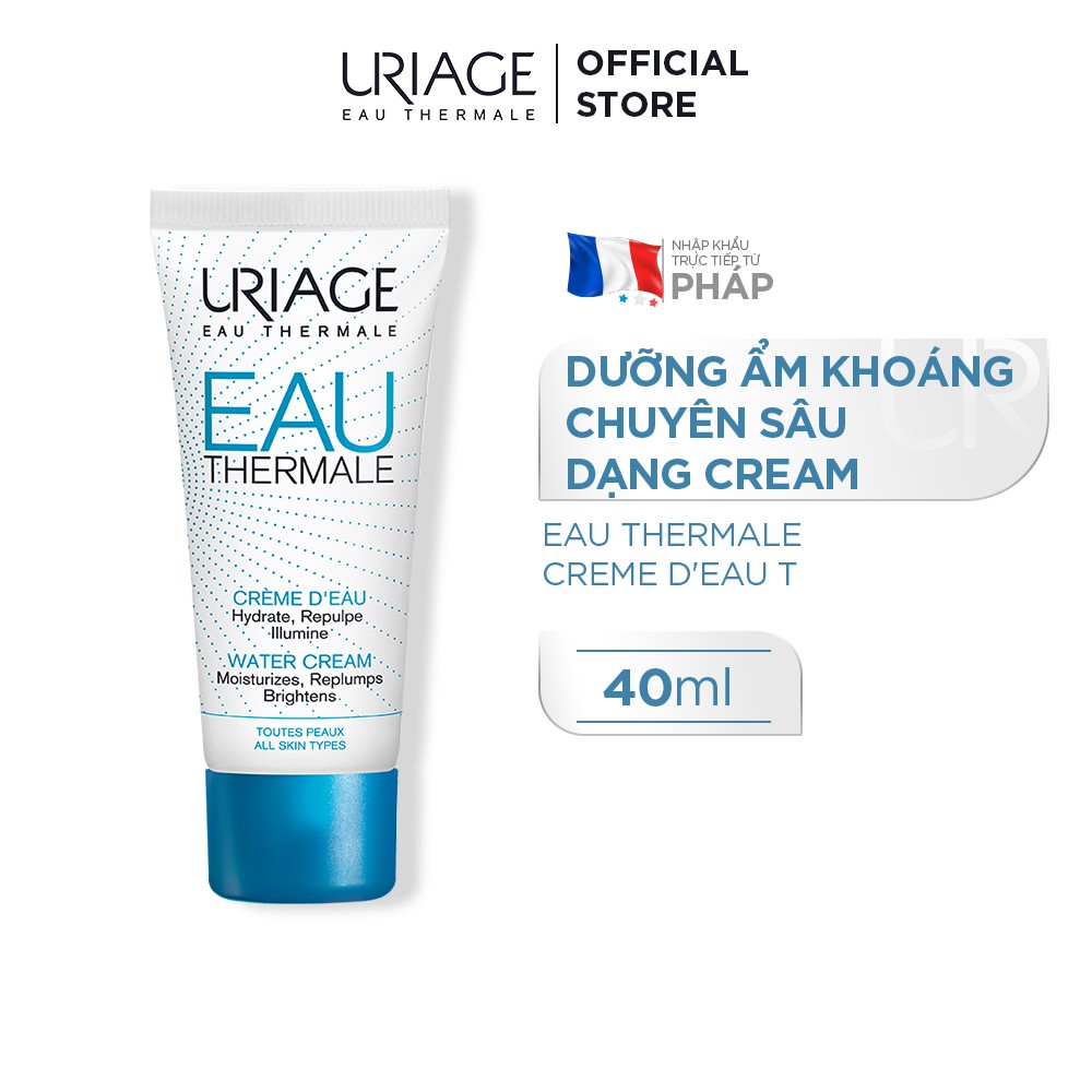 Dưỡng ẩm khoáng chuyên sâu dạng kem URIAGE EAU THERMALE CRÈME D'EAU 40ml