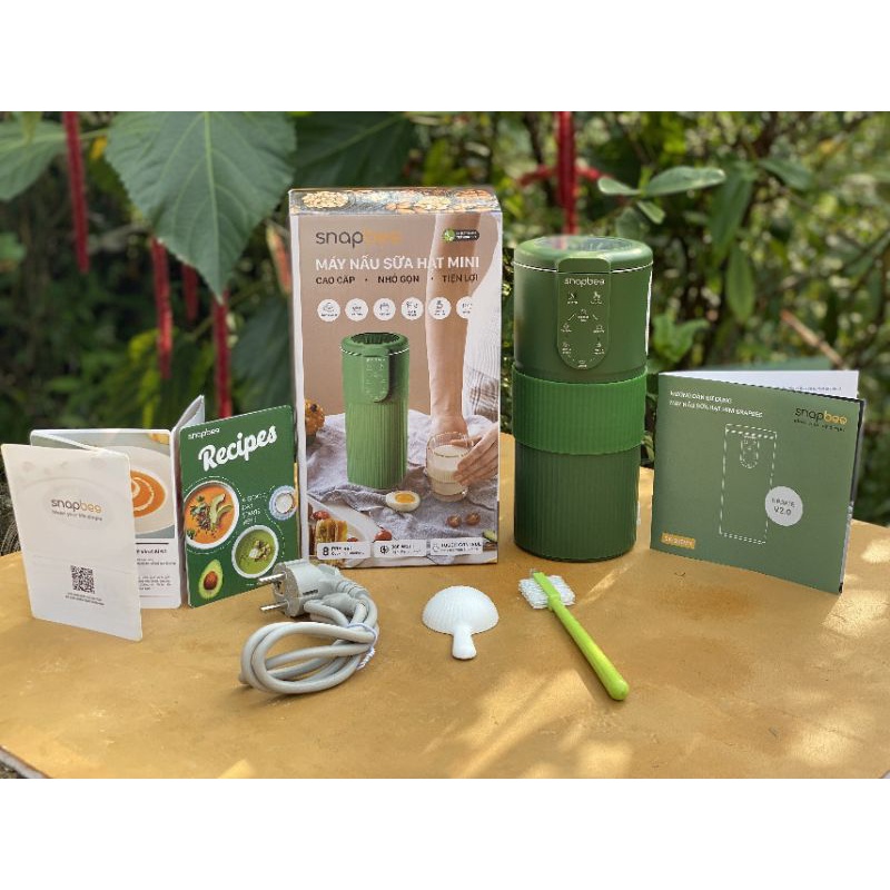 Cốc nấu sữa hạt/ Cốc nấu đa năng Snapbee - BH 24 THÁNG