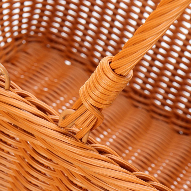 Giỏ Mua Sắm Bằng Mây Đan Handmade Siêu Bền Tiện Dụng