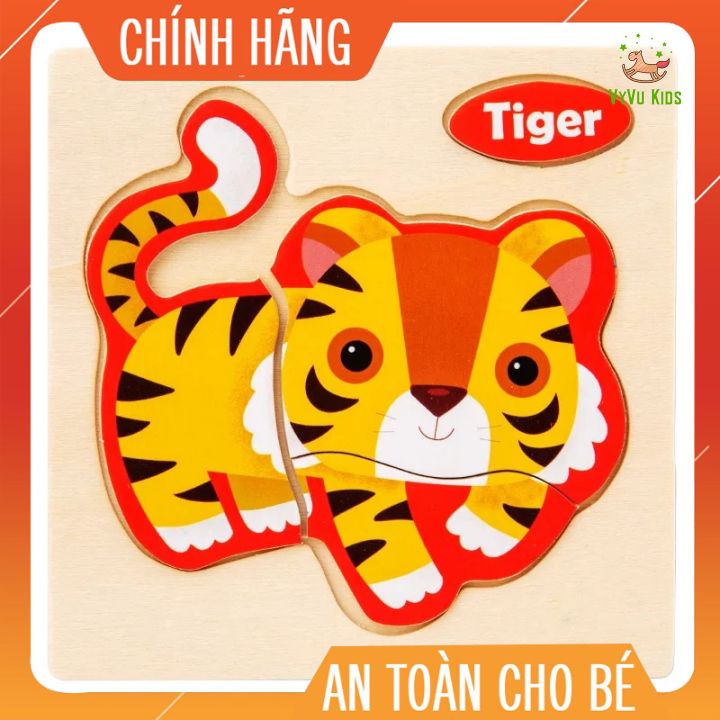 Xếp hình tranh gỗ 3D nhiều hình ngộ nghĩnh♥️ CHÍNH HÃNG♥️ ĐỒ CHƠI GIÁO DỤC♥️ giúp bé tăng tư duy logic