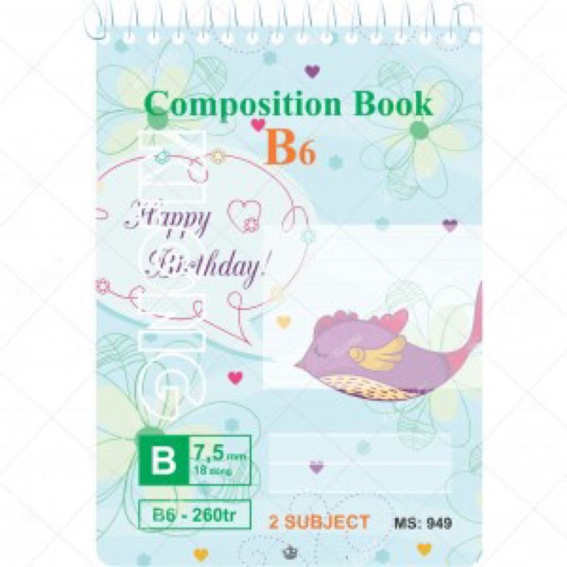 Sổ lò xo KLONG B6 composite book KLONG nhiều hình