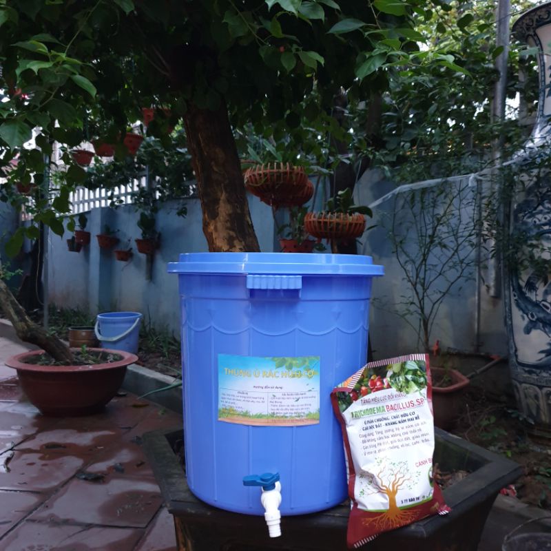 Thùng ủ rác hữu cơ có vòi loại 35 lít