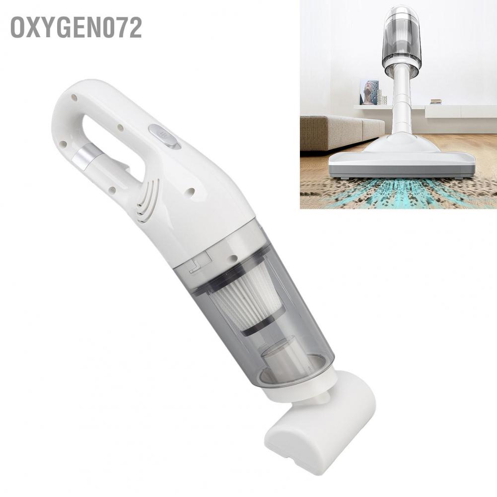 Máy hút bụi không dây cầm tay công suất 120W, cho sàn nhà/ô tô mẫu mới 2022 với bộ lọc có thể tháo rời màu trắng