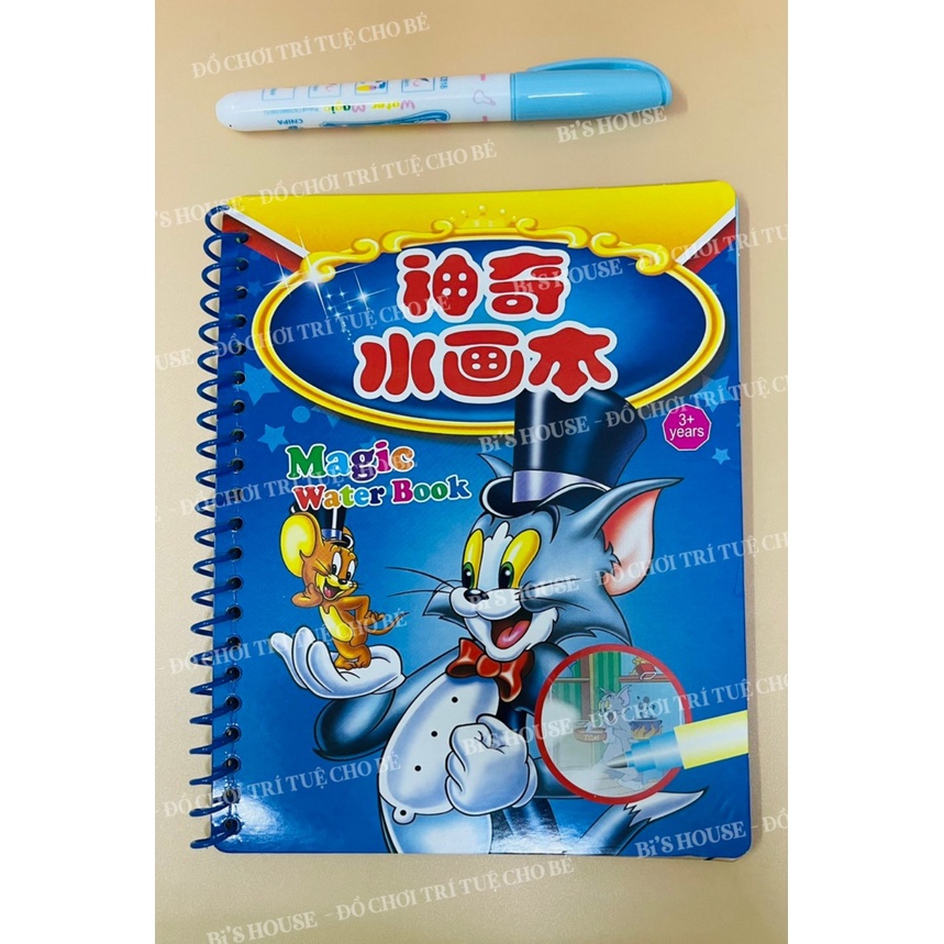 Đồ chơi tô màu không cần mực, sử dụng được nhiều lần, không dính bẩn tay- chân, nhiều chù đề cho bé