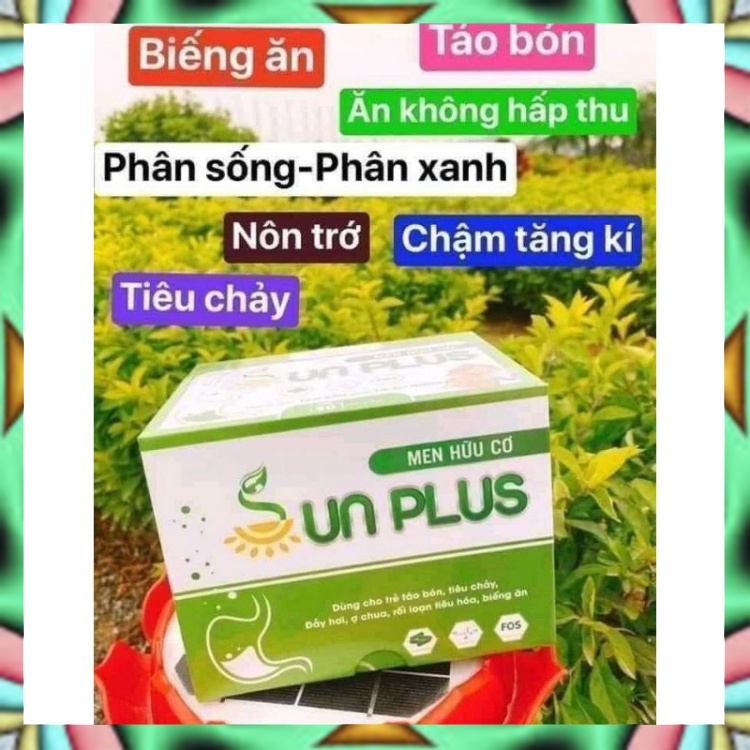 Combo 3 Hộp Men Hữu Cơ Sunplus