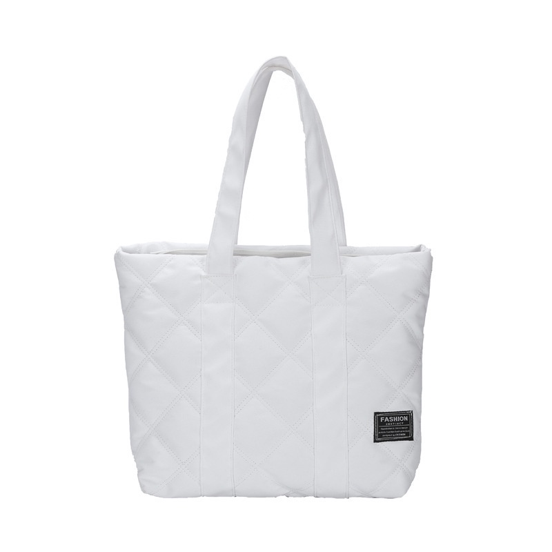 Túi Xách Cotton Đeo Vai Sức Chứa Lớn Thời Trang Đơn Giản Dành Cho Nữ