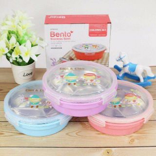 Bát inox bento chia ngăn
