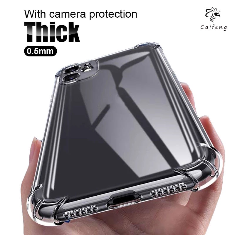 Ốp Điện Thoại Trong Suốt Chống Sốc Cho iPhone 15 Ultra 14 13 12 11 Pro Mini X XS Max XR 7 8 6 Plus 5 5S 5C SE2 SE 4G 5G 2020 2022 2023