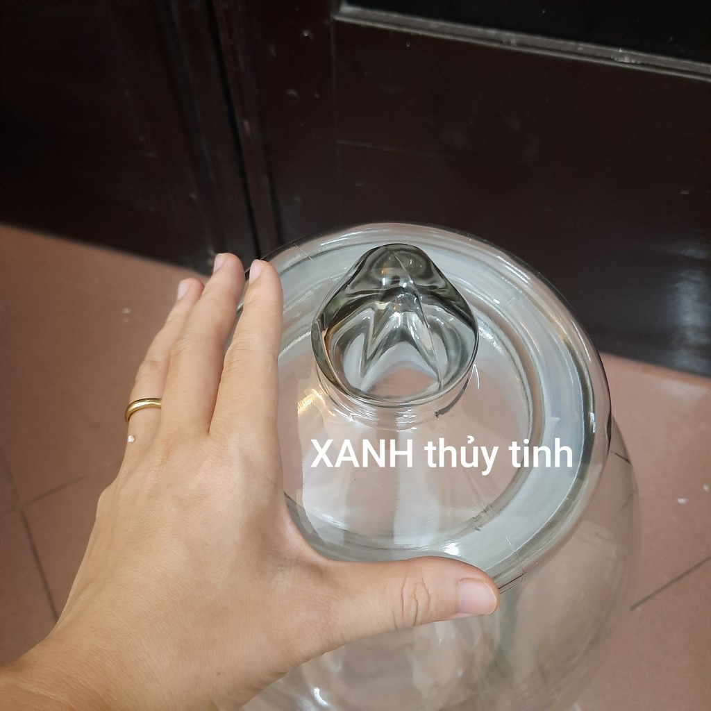 Bình thủy tinh Chân mây ngâm sâm, nấm, hoa quả -  Dung tích 15 lít