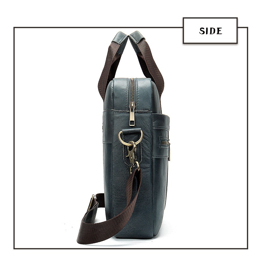 Cặp da thật đựng laptop nam công sở - Hàng đẹp bảo hành 24 tháng - Có test da kèm theo cặp | BigBuy360 - bigbuy360.vn