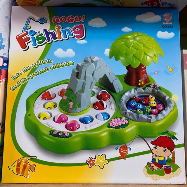 Đồ chơi câu cá 2 tầng