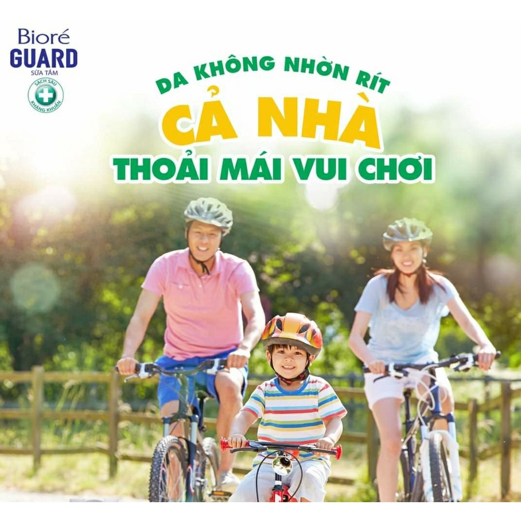 Sữa tắm Biore Guard kháng khuẩn 800g thích hợp cho cả nhà