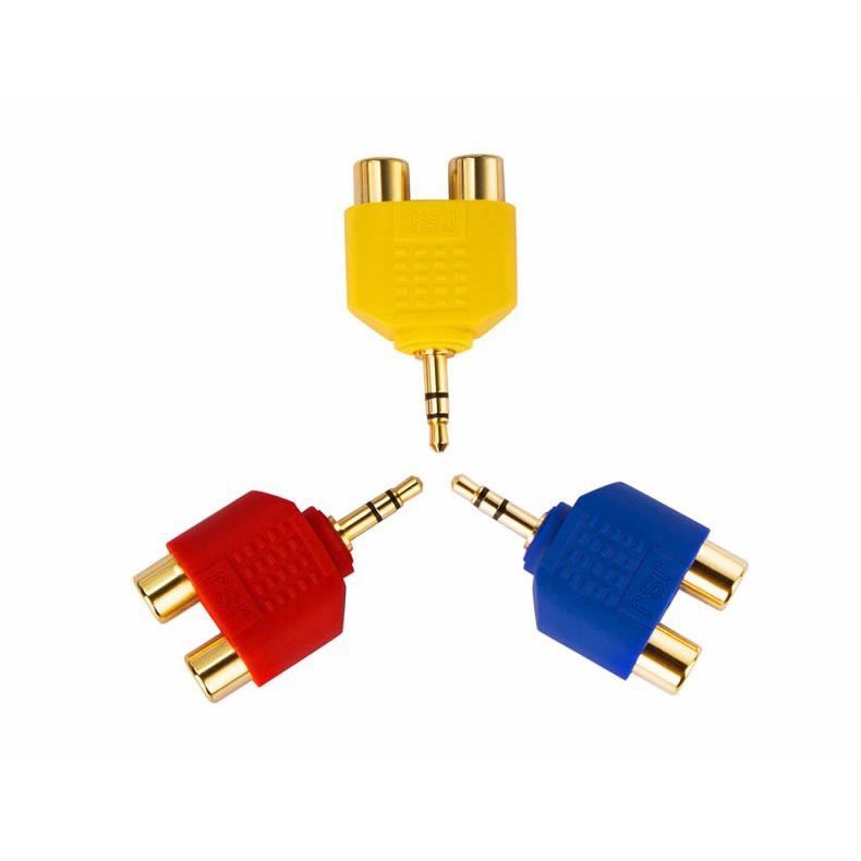 COMBO 2 cái- Đầu chuyển từ jack 3.5 ly sang 2 bông sen cái