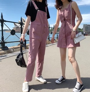 [ORDER] SET ĐỒ VÁY/YẾM ULZZZANG MÀU TÍM