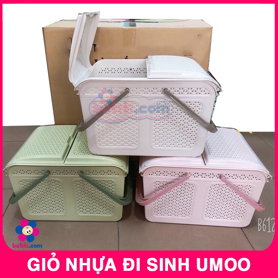 Giỏ Nhựa Đi Sinh Tiện Lợi Cao Cấp Umoo