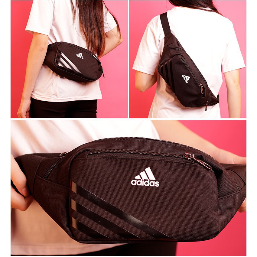 (⚡️ 𝗡𝗘𝗪 𝗔𝗥𝗥𝗜𝗩𝗔𝗟 𝟮𝟬𝟭𝟵 ) Túi Đeo Chéo Adi.das Waist Bag - Nhiều Ngăn, Quai Dù Độ Bền Cao -BH 3 Tháng | BigBuy360 - bigbuy360.vn