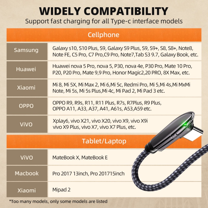 Cáp sạc nhanh HDOORLINK cổng type-c 66W 6A an toàn khi chơi game thích hợp cho Pencil 13 Huawei Xiaomi