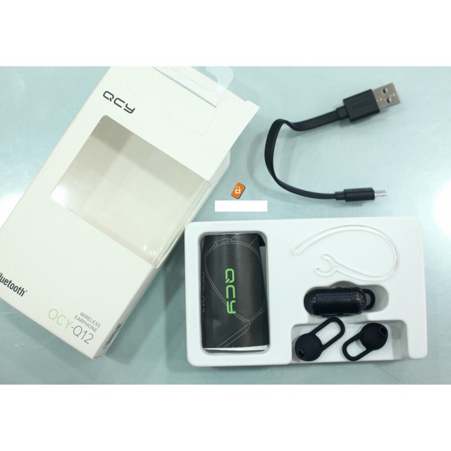 Tai nghe bluetooth không dây QCY Q12 dòng 1 có mic nhỏ gọn