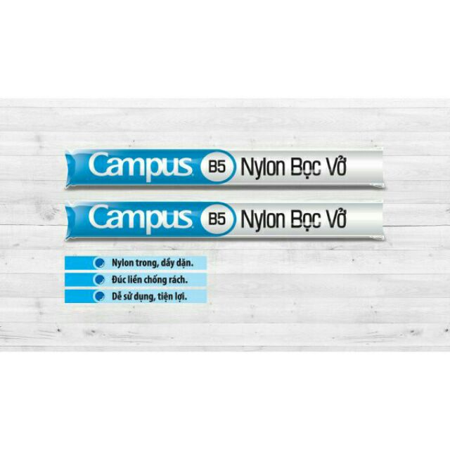 Bọc vở Campus khổ 179×252mm