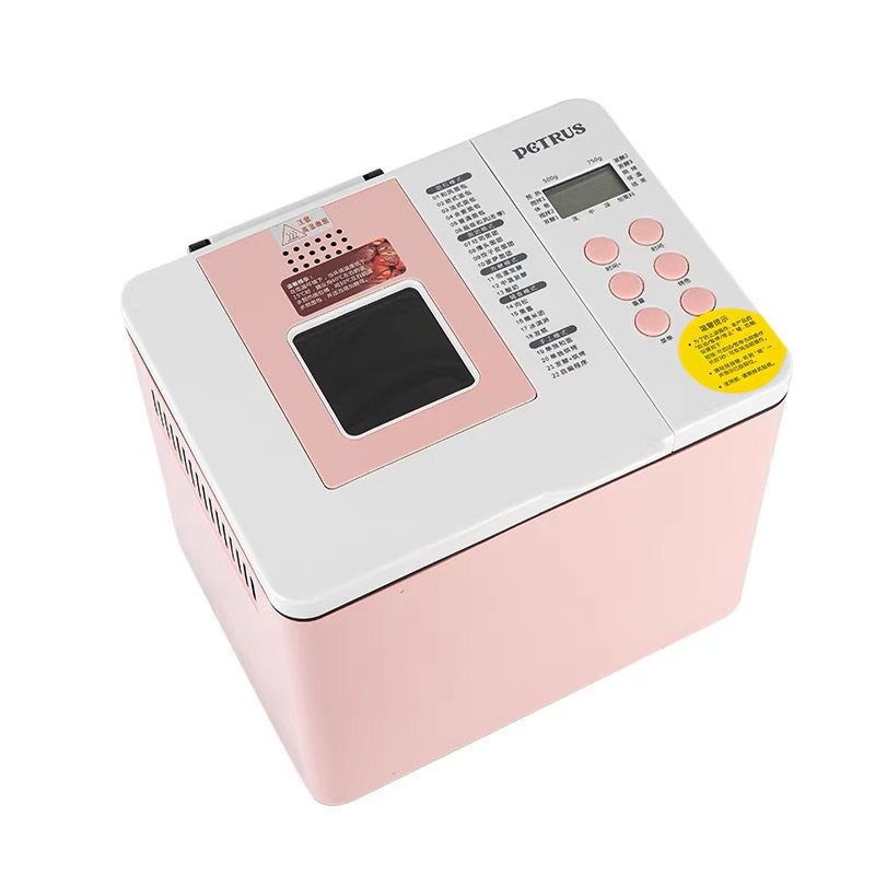 🌝🌝🌝 MÁY LÀM BÁNH MỲ TỰ ĐỘNG GIA DỤNG ĐA CHỨC NĂNG MÀU HỒNG CHÍNH HÃNG PETRUS PE6600 🥖🥖🥖