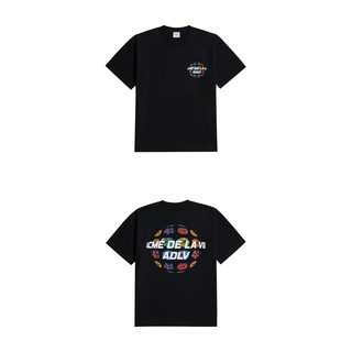 Áo thun ngắn tay cổ tròn ADLV Donut Mirror Ball Black Đen ADLV nam nữ