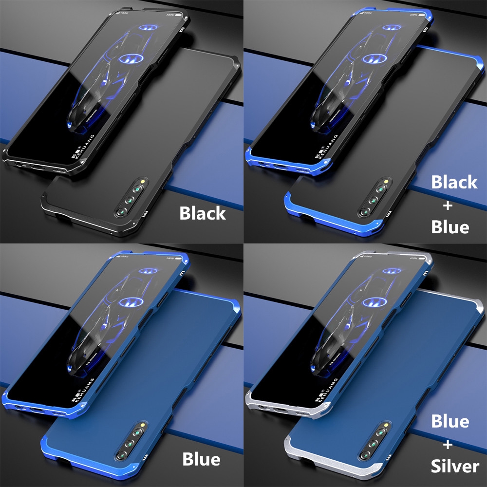 Ốp điện thoại PC cứng viền kim loại chống sốc cho OPPO RENO 2 RENO 10X ZOOM OPPO RENO2 RENO10X