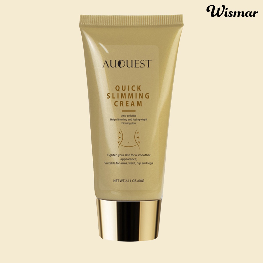 WISMM 60g Body Slim Cream Quick to Absorb Tighten Skin Natural Extract Slimming Cream Losing Weight Massage Remover for Adult