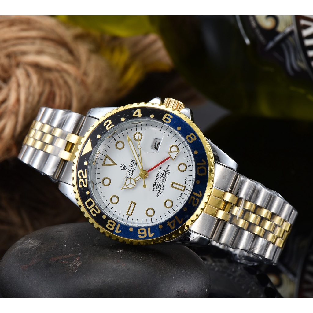 Đồng Hồ Rolex Dây Thép 40MM Lịch Lãm Thời Trang Cho Nam