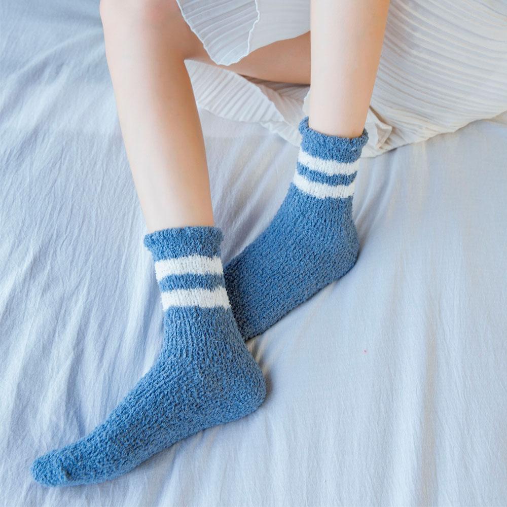 Vớ Lông Cừu San Hô Dày Dặn Giữ Ấm Mùa Thu Đông Dễ Thương VANES1