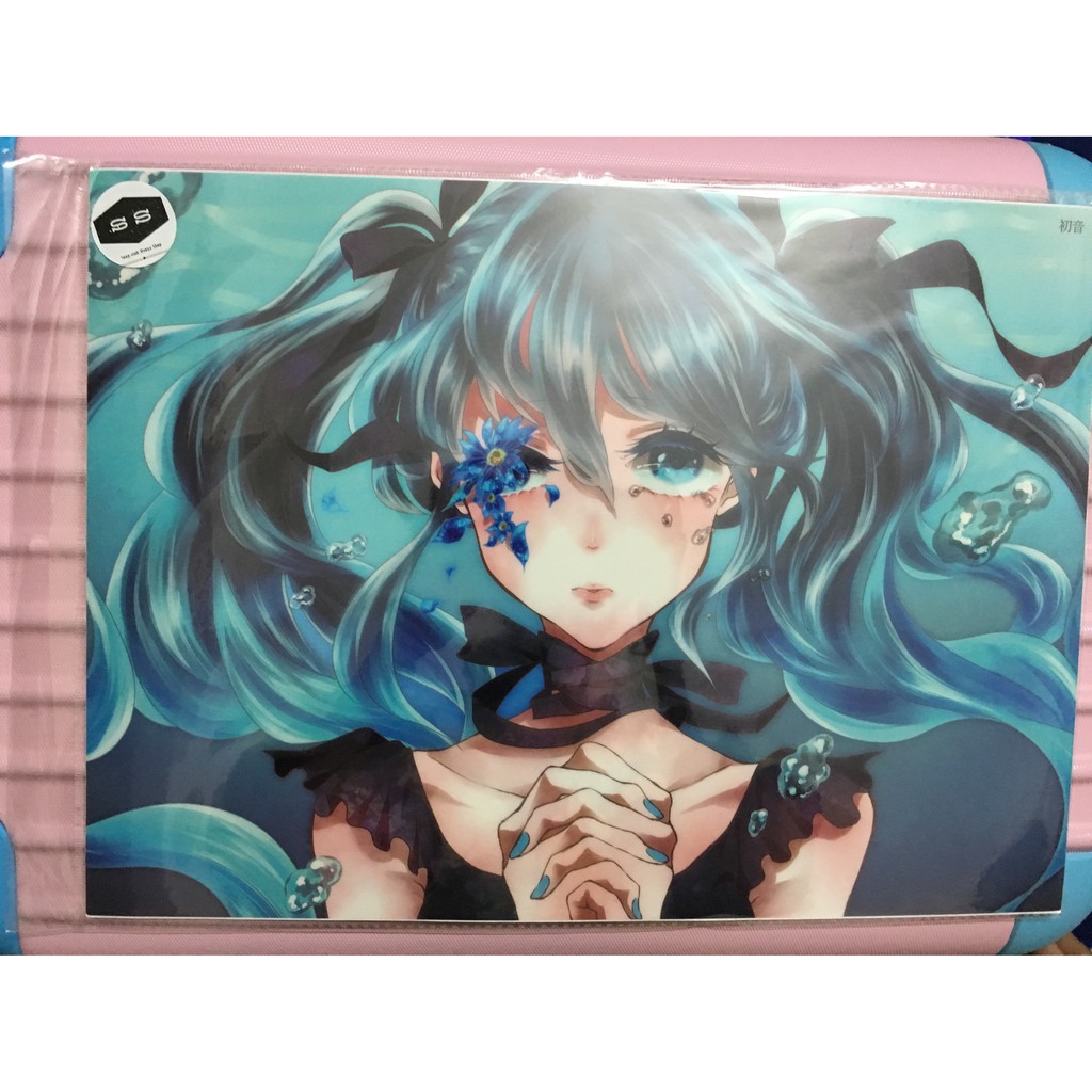 Áp Phích Anime PVC (dán được) Hatsume Miku 1