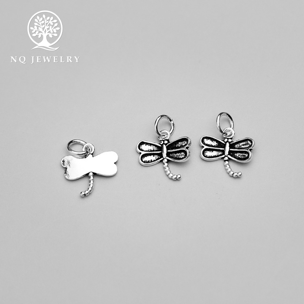 Charm bạc chuồn chuồn treo - NQ Jewelry