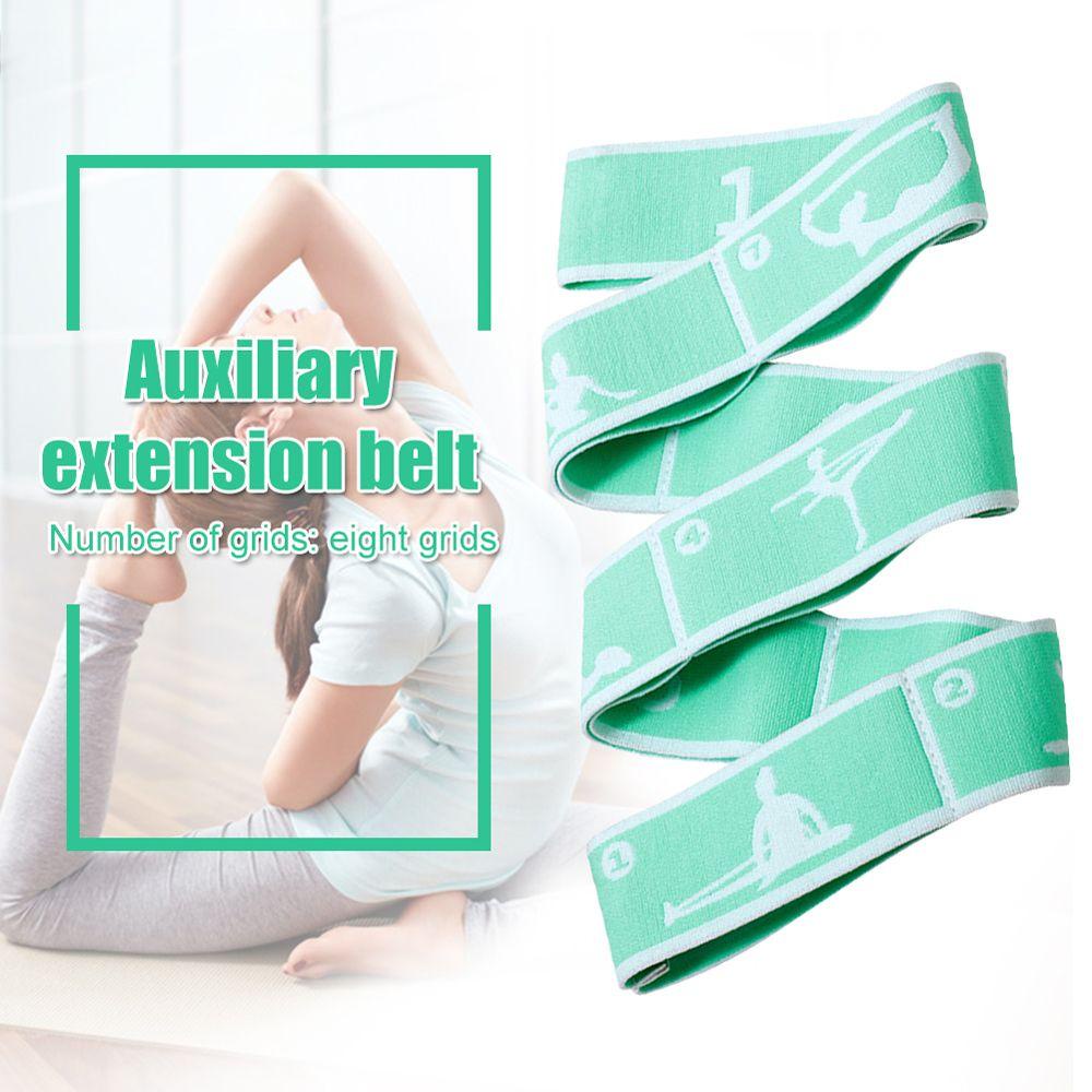 Dây Đai Kháng Lực 8 Ô Bằng Polyester Co Giãn Hỗ Trợ Luyện Tập Yoga / Pilates / Nhảy Latin Cho Người Mới Bắt Đầu