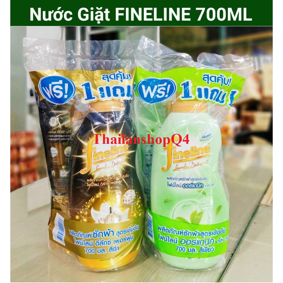 HCM- Nước giặt xả Thái Lan FineLine chai 700ML + túi 700ml Thái lan