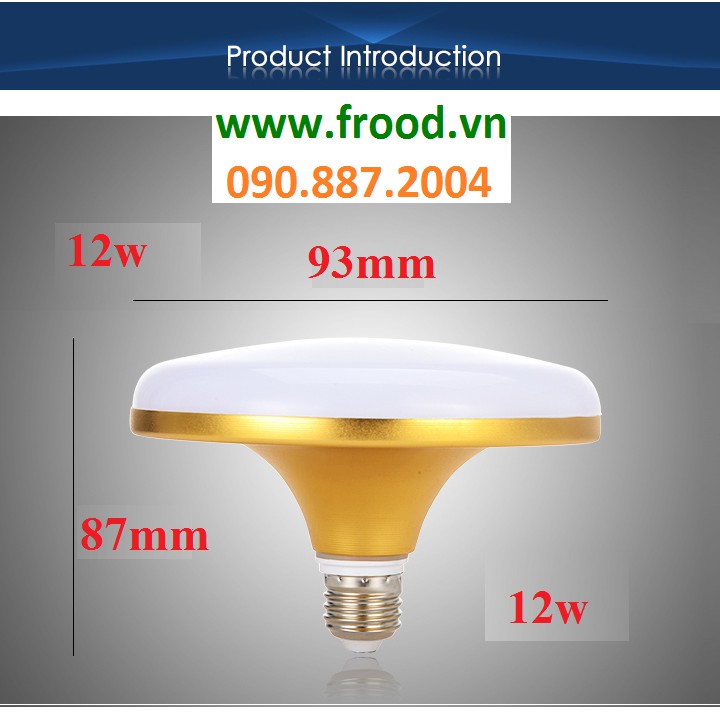 Bóng đèn LED UFO Gold 12W