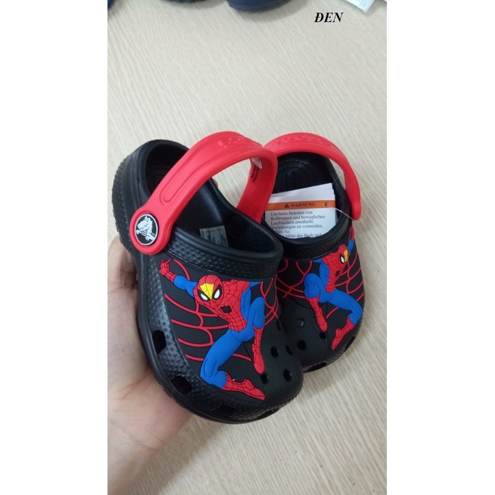 Dép sục cross classic người nhện cho trẻ em, pb48