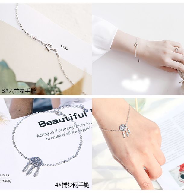 Vòng tay nữ phong cách đơn giản