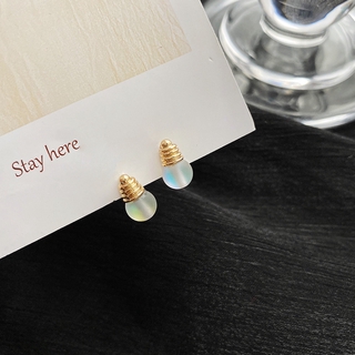 Khuyên Tai Bạc 925 Hình Bóng Đèn Phát Sáng