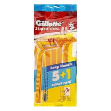 Gói 6 Cây Dao Cạo Gillette Super Thin