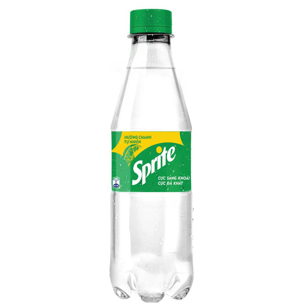 Thùng 24 chai nước ngọt Sprite hương chanh 300ml - Sảng khoái vị chanh - Món ngon hơn khi có Sprite