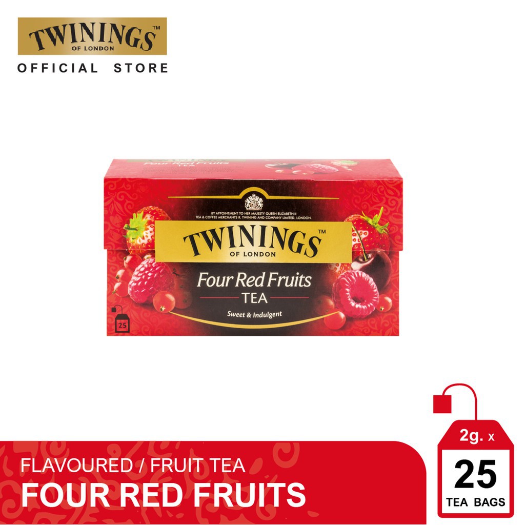 Trà Túi Lọc Twinings - Trà 4 Vị Quả Mọng Four Red Fruits Tea