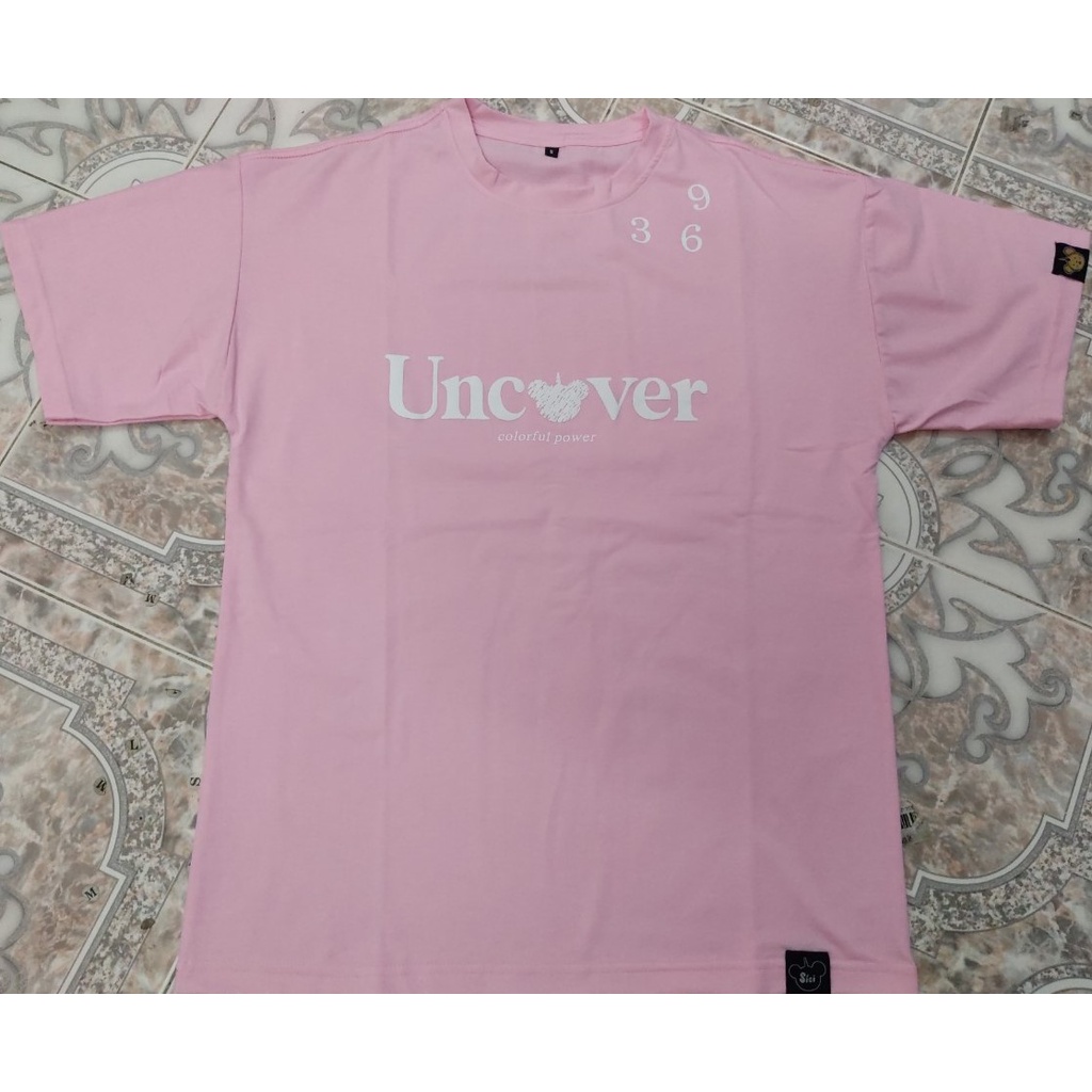 [Mã FAMARAL1 giảm 10k đơn 50k] Áo Thun Uncover 369 full tag có hình thật shop chụp
