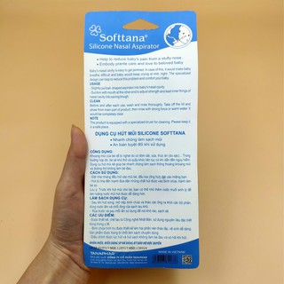 ✔️️️(Chính Hãng) Dụng cụ hút mũi Softtana silicon