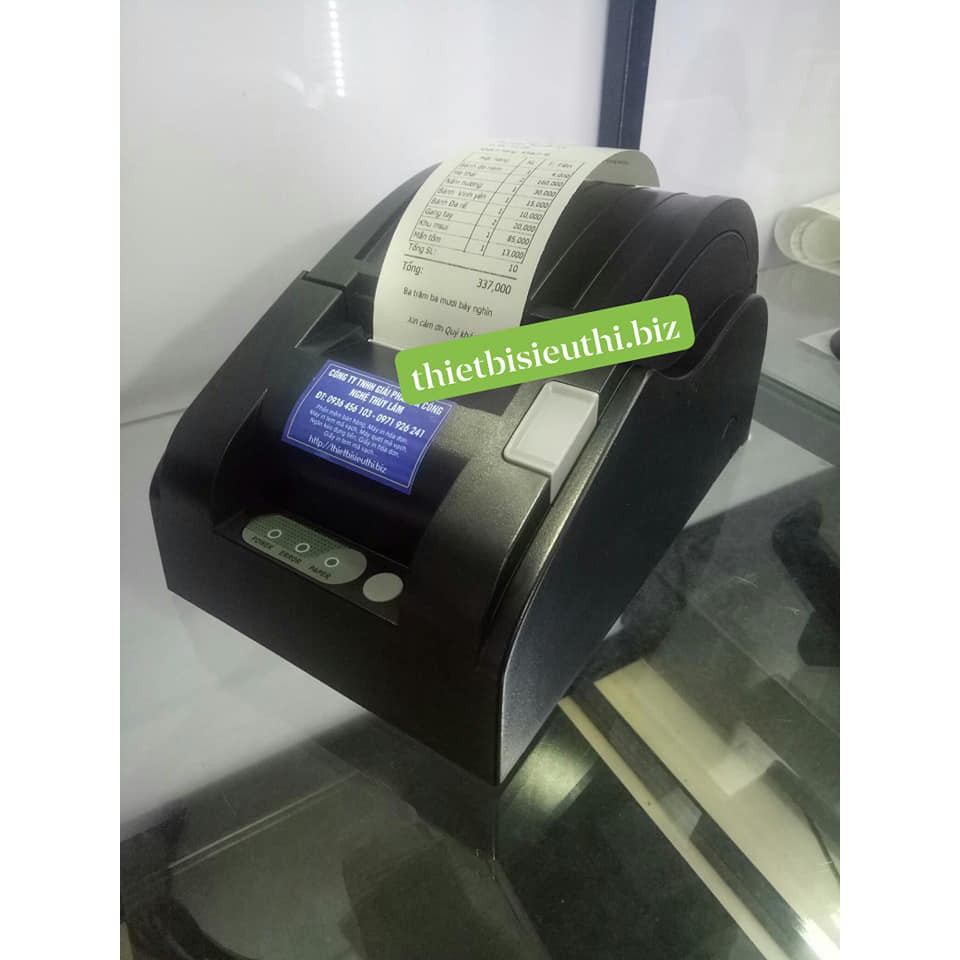 Máy in hóa đơn bán hàng kết nối điện thoại và máy tính khổ giấy 5,7cm Gprinter GP-5890XIII