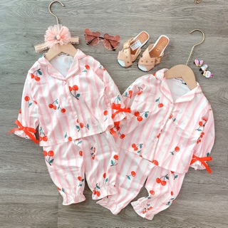 Pijama lụa cho bé