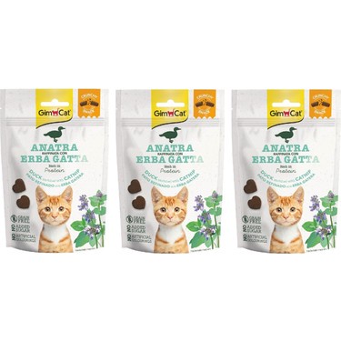 Snack cho mèo [FREESHIP] Treat Gimcat Crunchy Duck &amp; Catnip 50g - Thịt vịt và cỏ mèo huấn luyện mèo