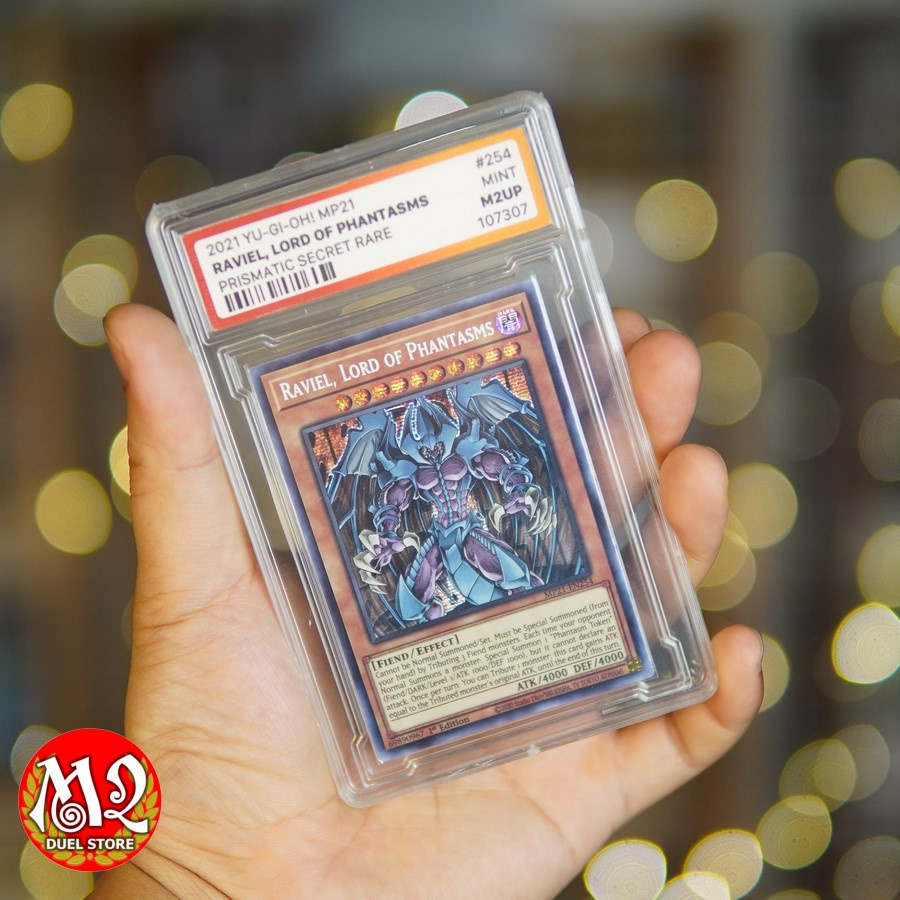 Lá thẻ bài Yugioh MP21-EN254 Raviel, Lord of Phantasms - Prismatic Secret Rare - Bảo quản theo tiêu chuẩn M2UP